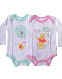 Set 2 Body Winnie the Pooh bambina a maniche lunghe