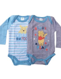 Set 2 Body Winnie the Pooh bambino a maniche lunghe